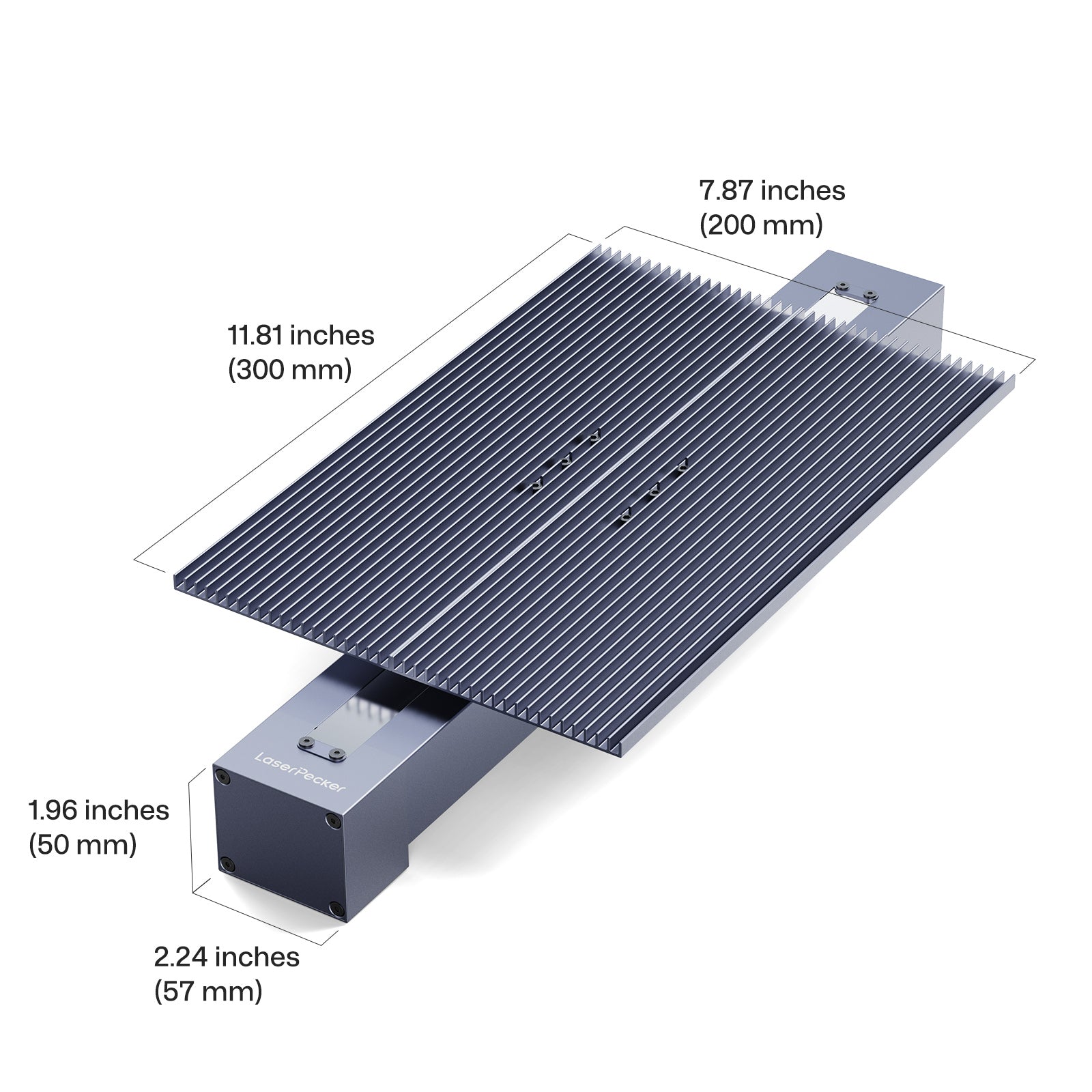 LaserPecker LP4 Slide Extension Size