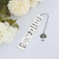 Stainless Steel Book Page Marker with Pendants Sample