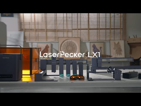 LaserPecker LX1 Series - Foldable Multi-Functional Laser Cutter (US Only)